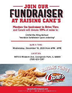 Evergreen Park  Raising Cane's